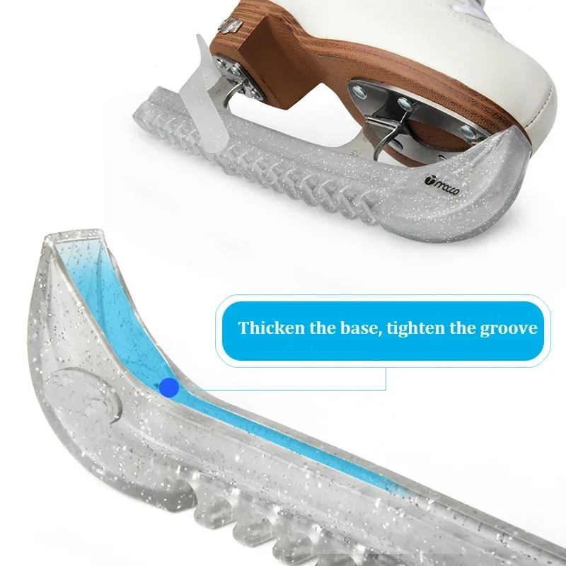 Ice Figure Skating Blade Protective Cover Soft Adjustable Protective Cover Non-slip Wear-resistant Universal Knife Blade Sleeve