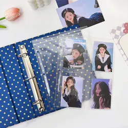 A5 Starlight Macaron Color Album INS Girl Heart 3Inch Album Interstitial Star Chasing Photo Small Card Storage Book Stationery