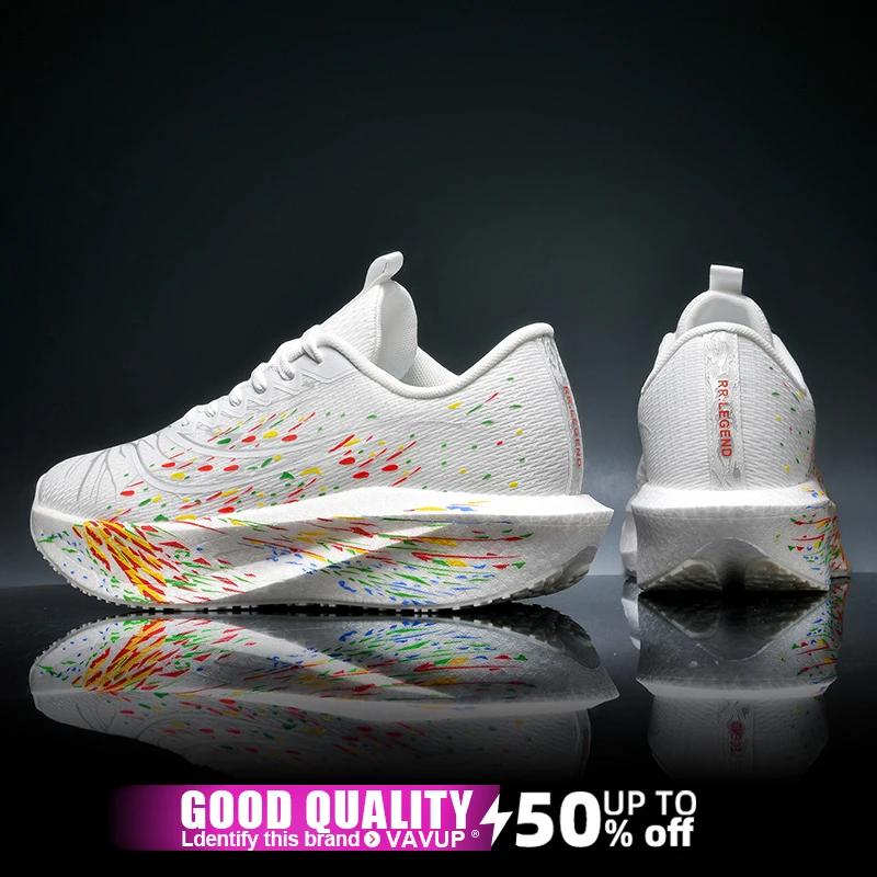 أحذية رياضية للرجال للجري من الكربون، أحذية رياضية ماراثون قابلة للتنفس وخفيفة الوزن للنساء، أحذية رياضية مريحة مضادة للانزلاق #1