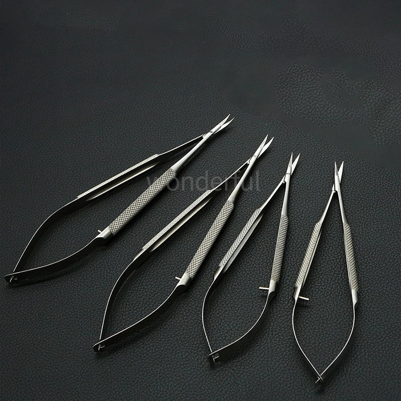 

Suzhou Strong Micro Scissors 14cm Ophthalmic Corneal Scissors Stainless Steel 16cm Straight Curved Tip Surgical Tool