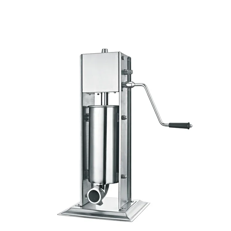 Food Processing Machinery 5L Stainless Steel Vertical Manual Sausage Filler Maker Machine Stock for Sale