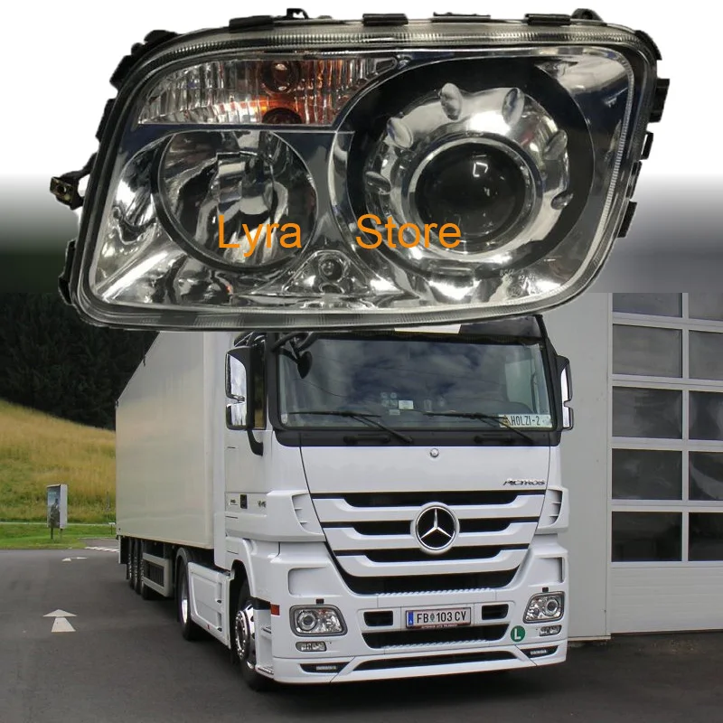 1 PCS Head Light With LENS Fit For Mercedes Actros MP2 MP3 2008  HEADLIGHTS 9438202161 9438202061 9438200261 9438200161