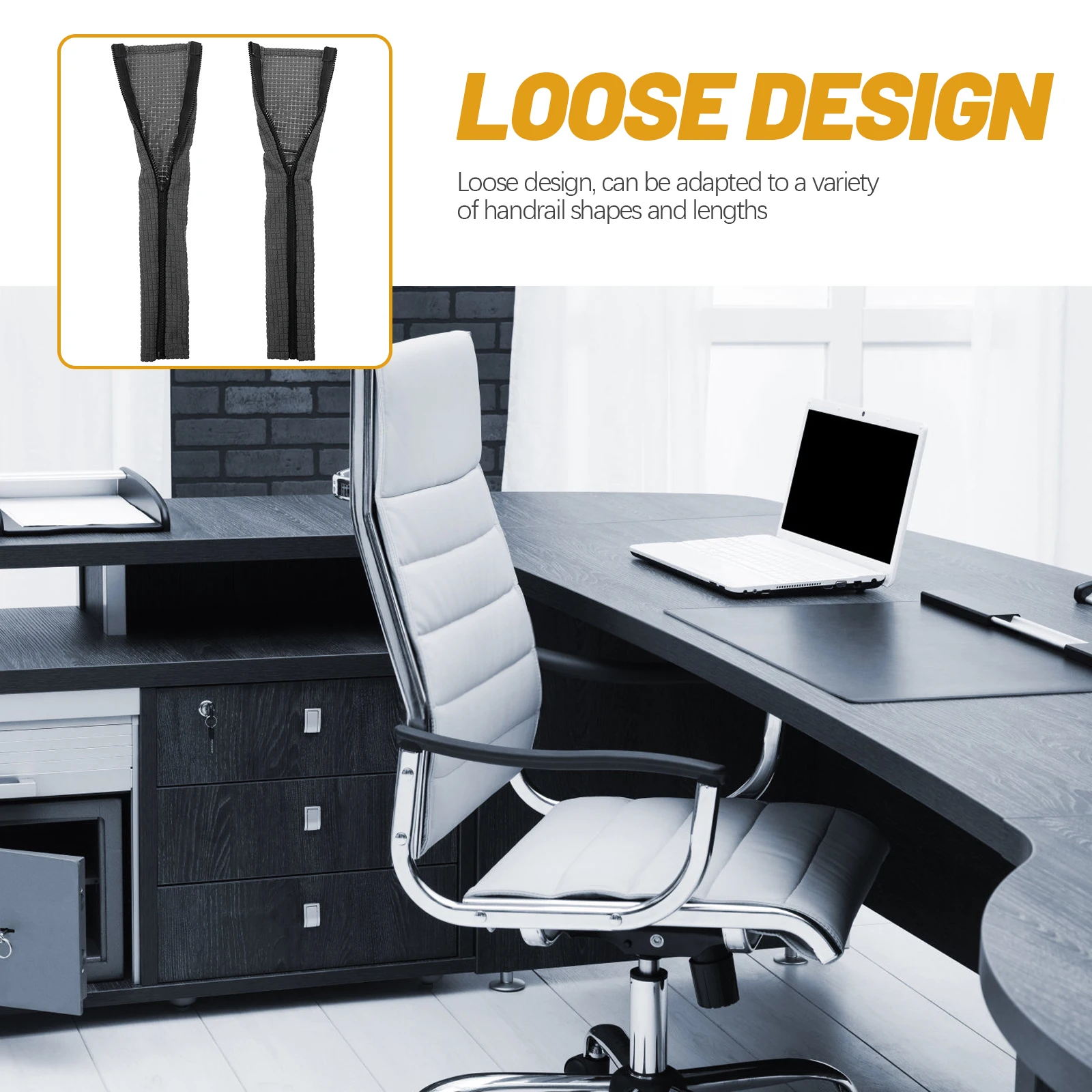 

2Pcs Armrest Covers for Chair Elastic Polyester Padding Chair Handle Covers Protective Sleeves Office Chairs