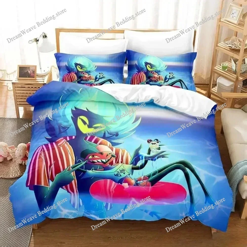 

New Fizzarolli Boss Bedding Set Single Twin Full Queen King Size Bed Set Adult Kid Bedroom Duvet Cover Sets 3D Print Game Anime7
