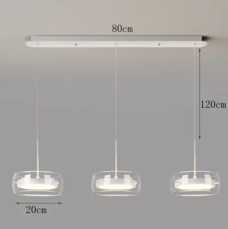 Moderne minimalistische stijl LED hangende kroonluchter voor restauranttafels, café hanglamp, interieur voor thuisverlichting