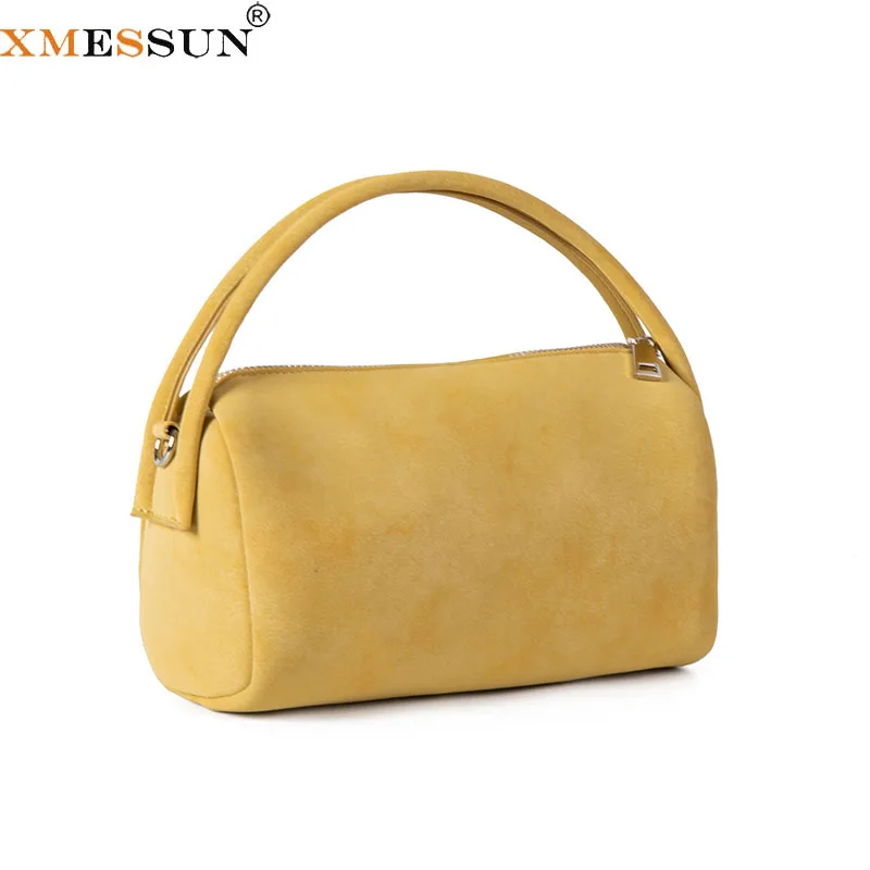XMESSUN New Retro Faux Suede Handbag For Women,High Quality Soft Leather Pillow Bags Ladies Luxury Korean Shoulder Crossbody Bag