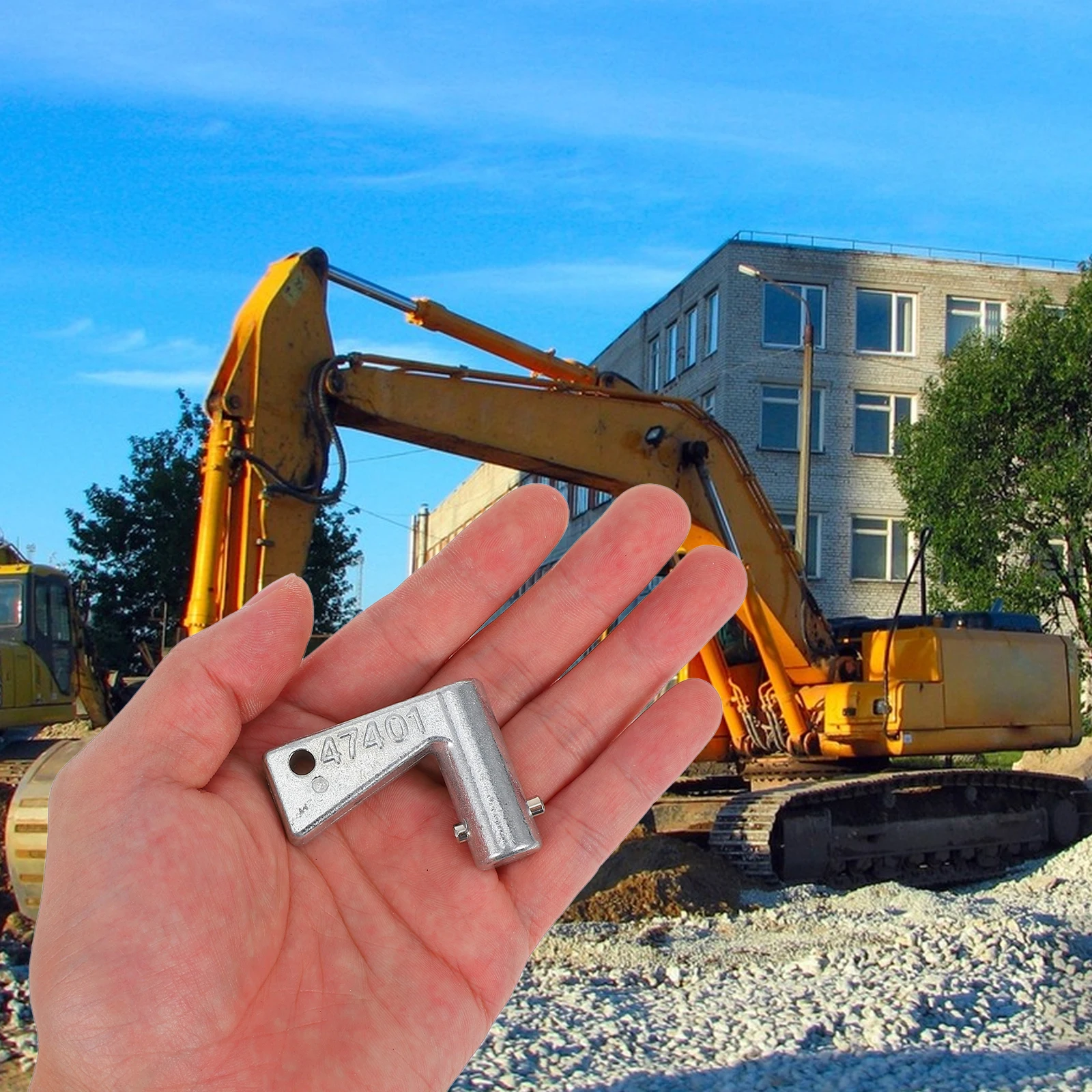 

Power Supply Key Switch Replacement Mini Excavator Disconnect Construction Vehicle Universal Adapter Part