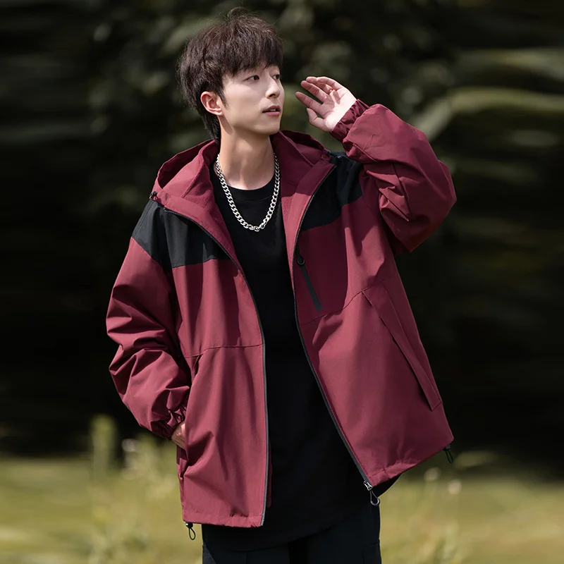 

Winter Men's Outdoor Thick Warm Fashionable Comfortable Three in One Charging Jacket Outdoor Windproof Warm Breathable Jacket