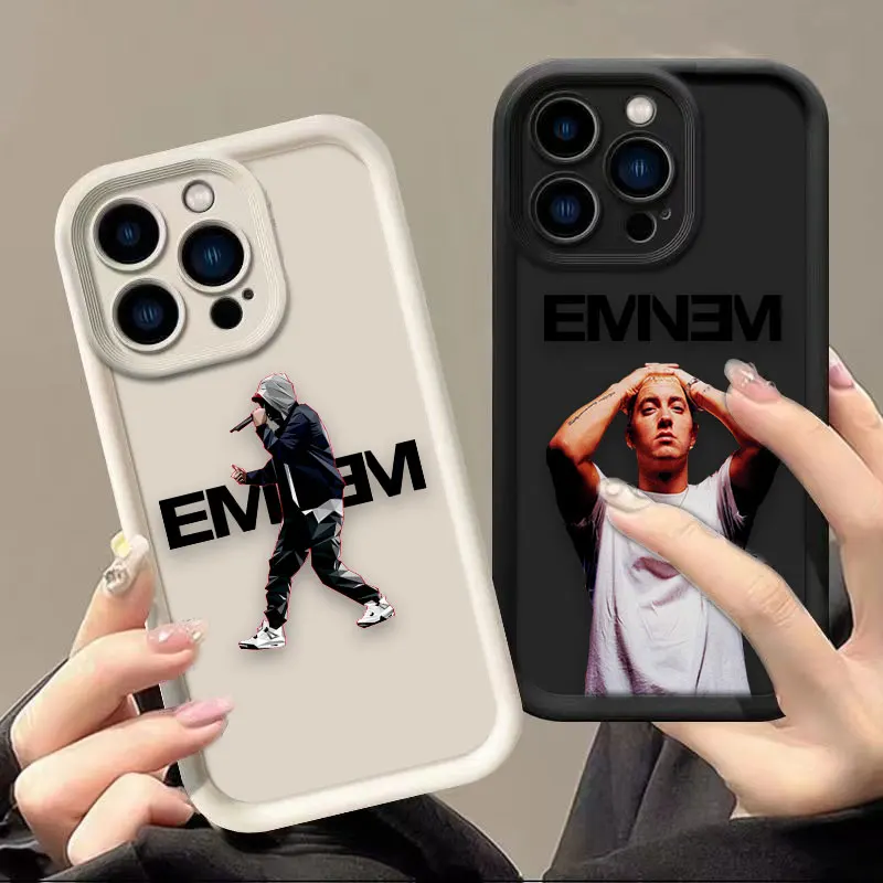 Capa de Telefone do Cantor de Rap E-Eminem-M para Infinix HOT 30I 40I 60 NOTE 12 G96 ZERO GT 10 20 30 40 50 50S 50X VIP PRO TPU