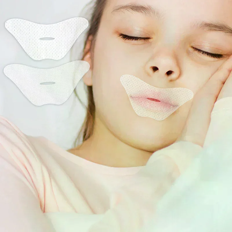 30Pcs Anti-Snoring Stickers For Adult Night Sleep Lip Nose Breathing Improving Patch Mouth Correction Sticker Tape