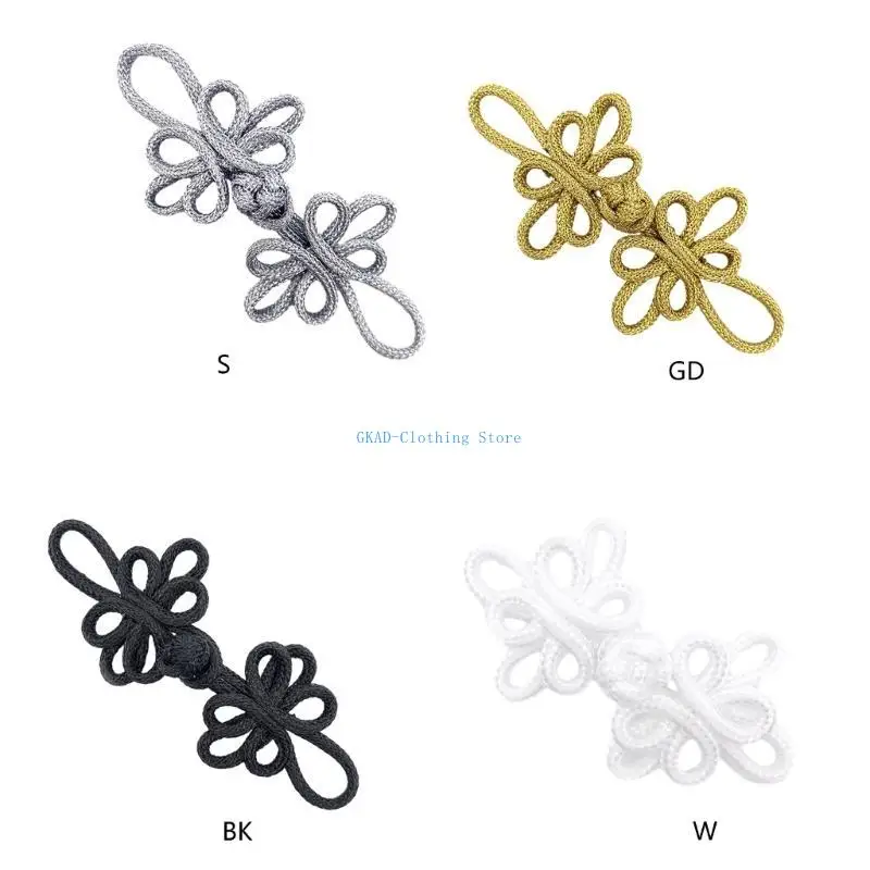 Handmade Chinese Knot Buttons for Crafts - alternate angle