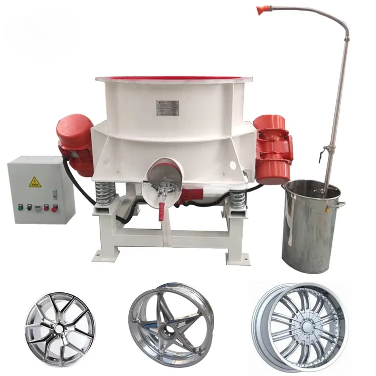 Vibration Aluminum Wheel Vibratory Polishing Machine For 21 22 23 24 25 Inch Wheels