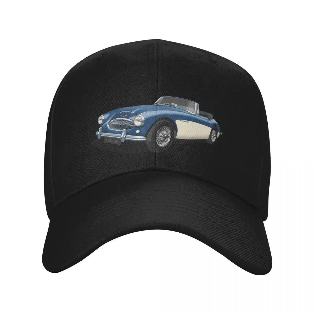 Austin Healey 3000 Mk3 in dark blue and white Baseball Cap Big Size Hat designer cap Baseball For Men Women's