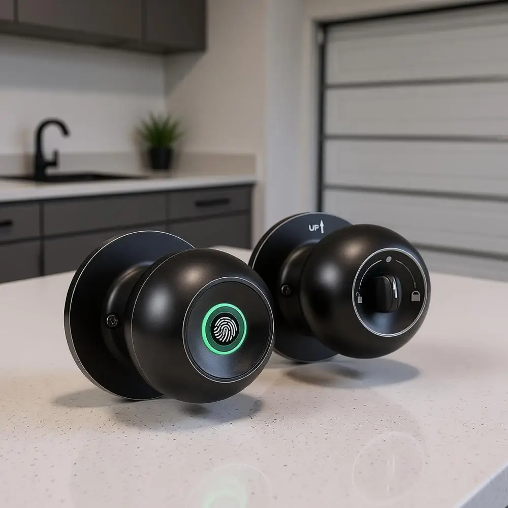 

Smart Fingerprint Door Lock with App Control & Key for Home, Office, and Garages