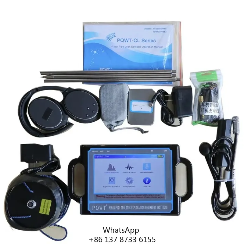 

Portable Smart PQWT-CL800 Pipe Leak Detector Underground Water Leak Detection Device For Smart Water Pipe Mining Machines