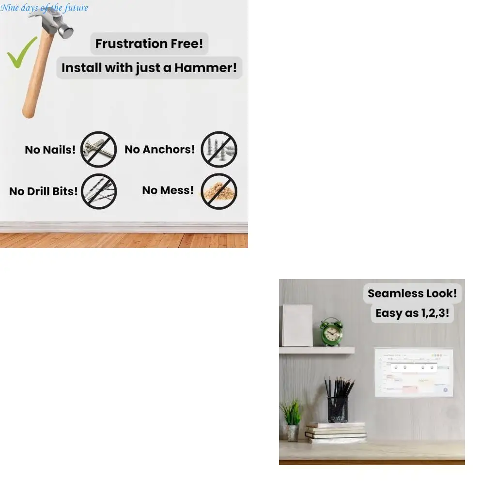 

Quick Toolless Wall Mounting For 15inch Skylights Calendar Includes Leveler And Nails E65A