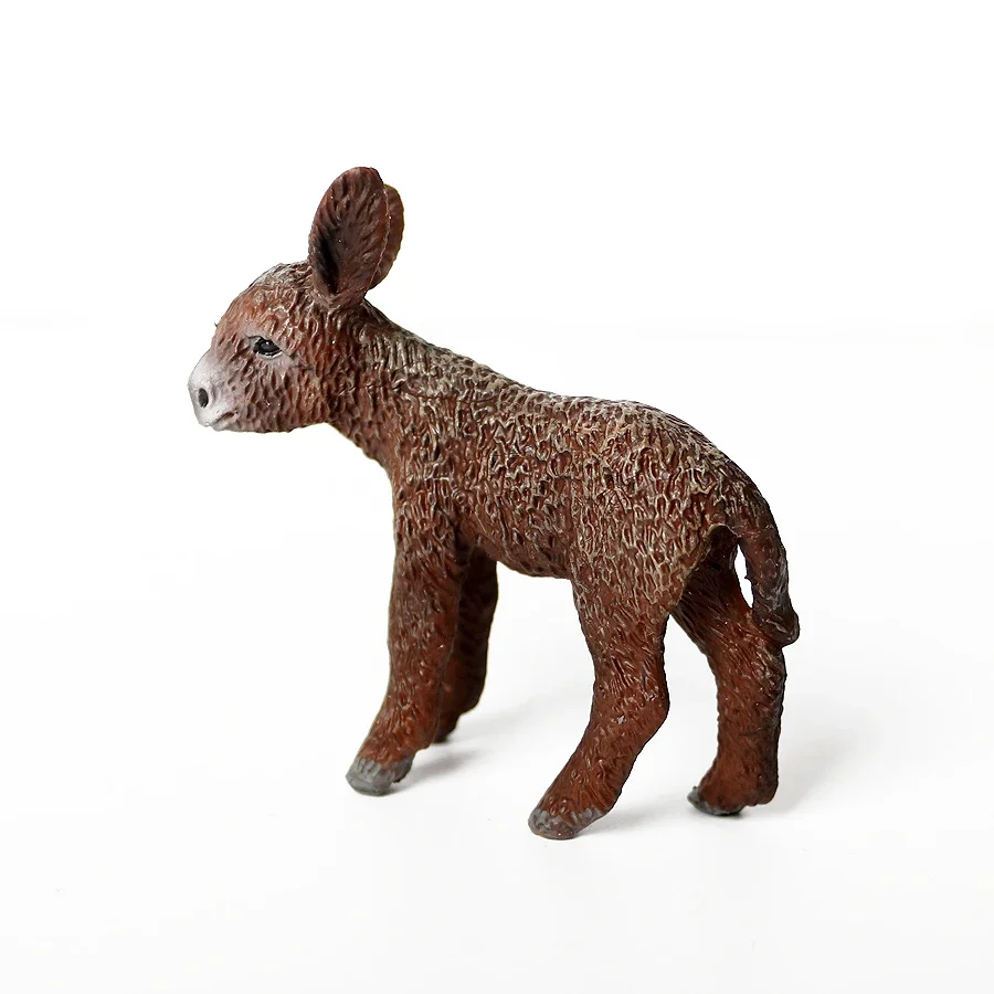 ロバモデルおもちゃ動物フィギュア家畜置物アニメアクションフィギュアキッズギフト子供のおもちゃゲームクリスマス装飾