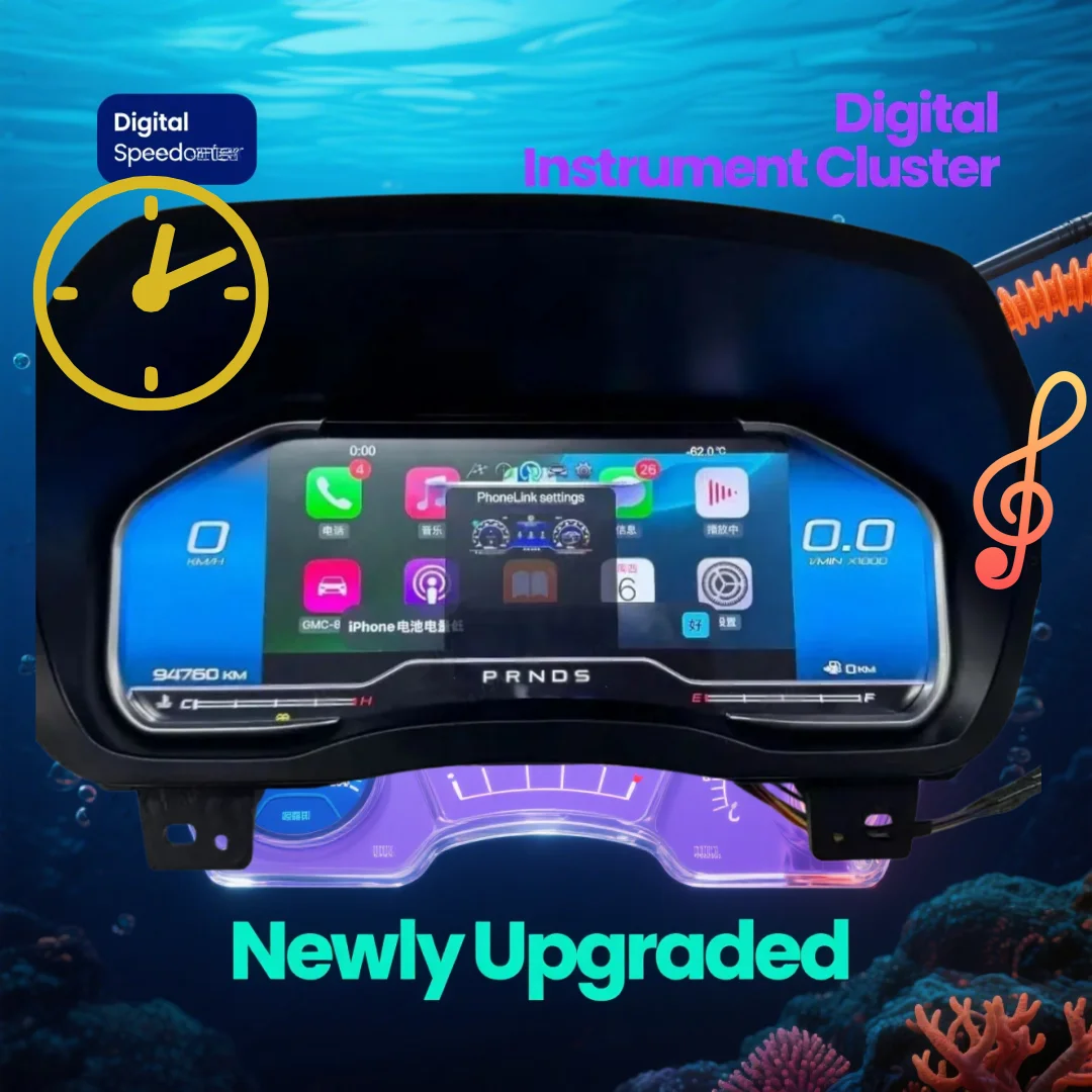 12.3 Inch For Chevrolet Silverado GMC 2013-2019 Digital Speedometer Cluster Dashboard Instrument Panel Car CockPit Linux Virtual