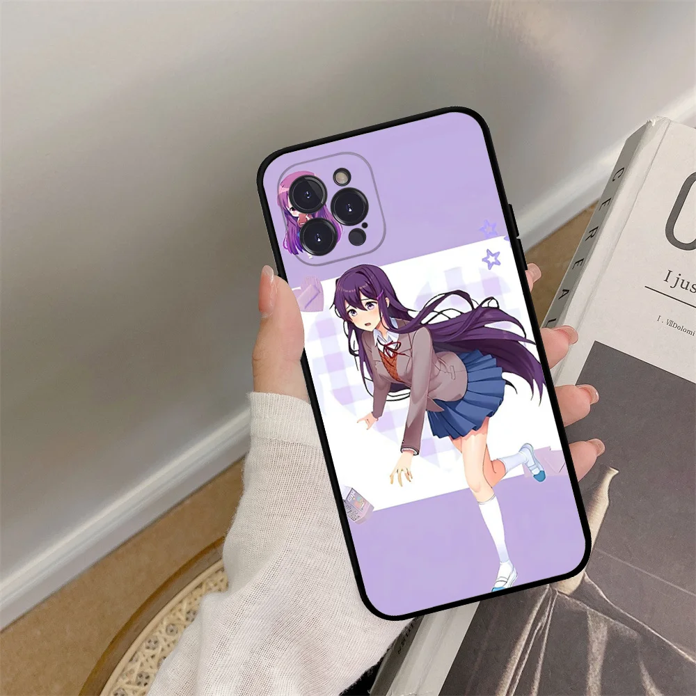 D-Doki D-Doki Phone Case Silicone Soft for iphone 16 15 14 13 12 11 Pro Mini XS MAX Plus X Cover