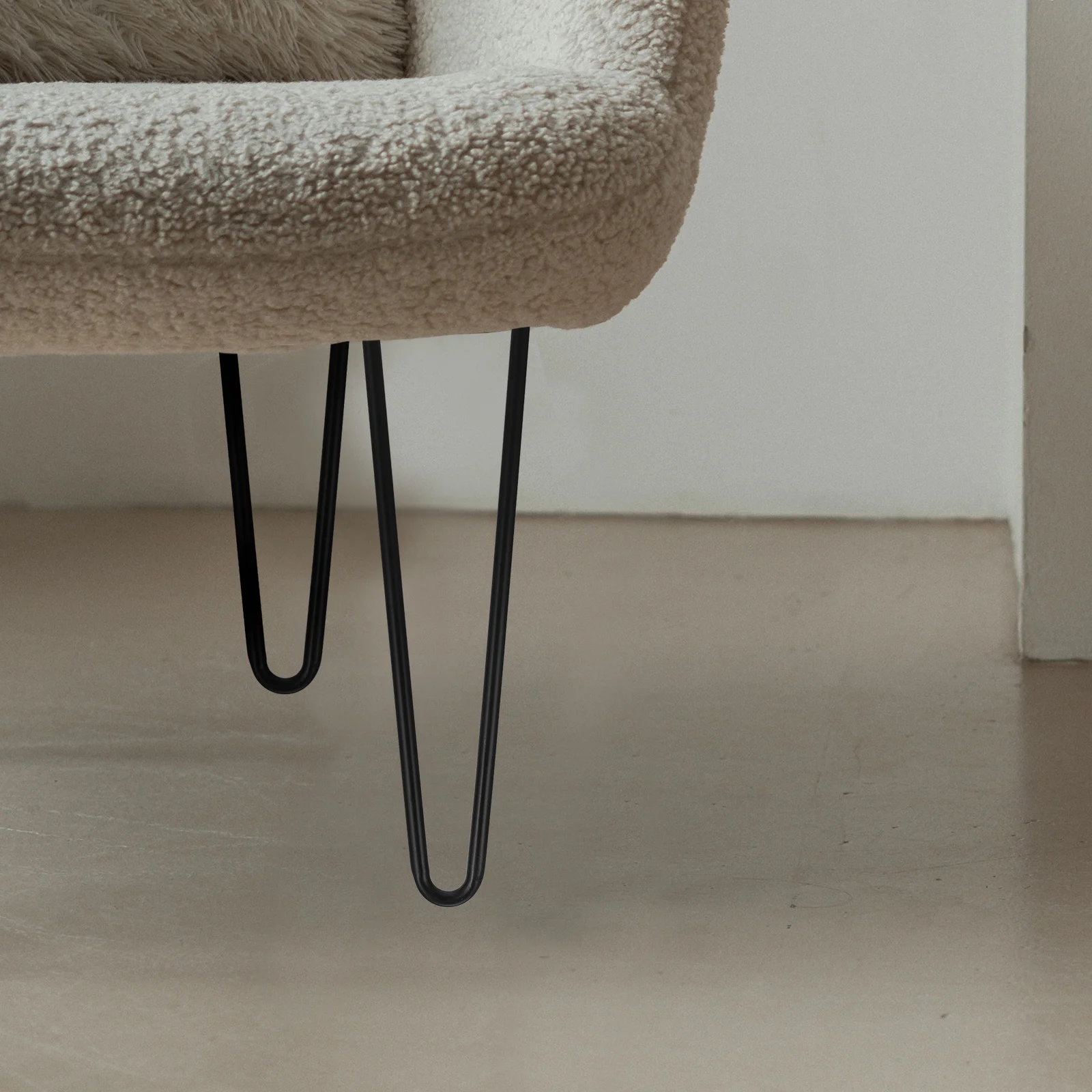 2 قطعة أرجل الطاولة الصناعية أرجل قطع الأثاث المعدنية القوية للمكتب طاولة عداد مقاعد البدلاء الصلبة الحديد بناء خفيفة الوزن المحمولة سهلة #6