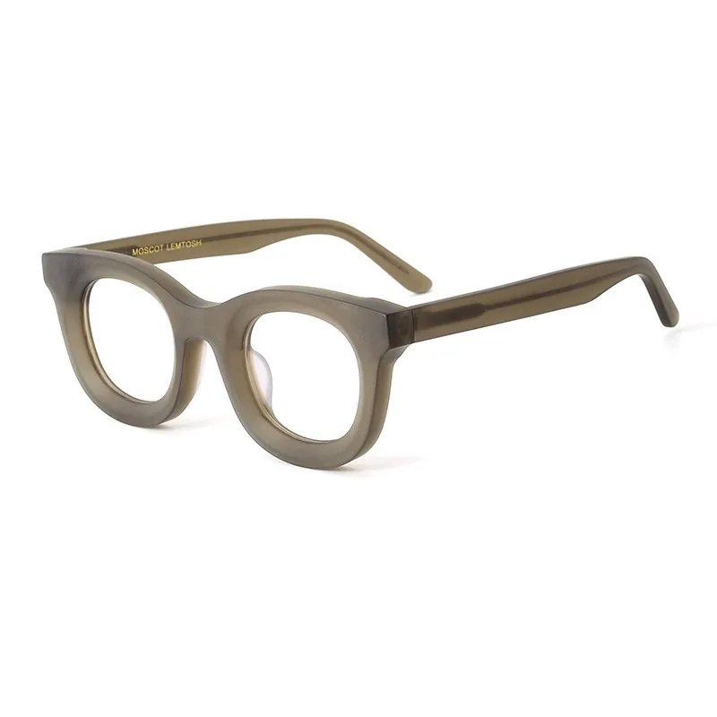 

European and American glasses frame men's retro thick frame glasses matte black