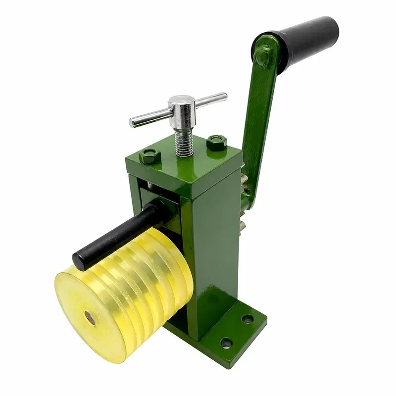Manual Ring Bending Pressing Machine Rolling Mill for Hoop Earring Bracelet Jewelry Making Tool High Density Metal Forming