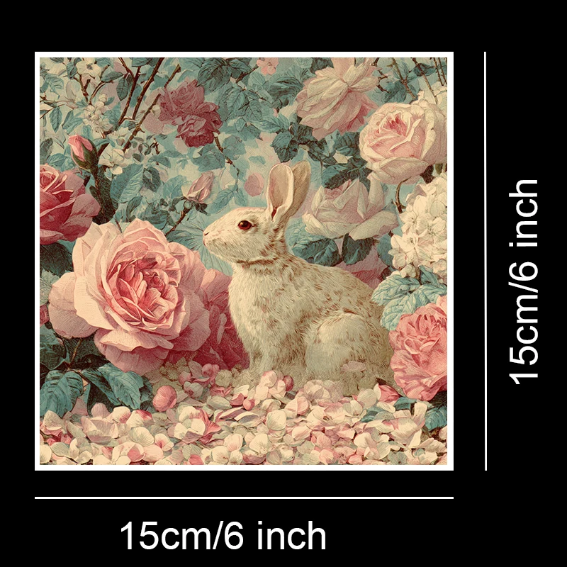 6"x6" Scrapbook Paper Set (36 Sheets): Old-World Art Patterns for Scrapbooking, Origami & Planner Decor.