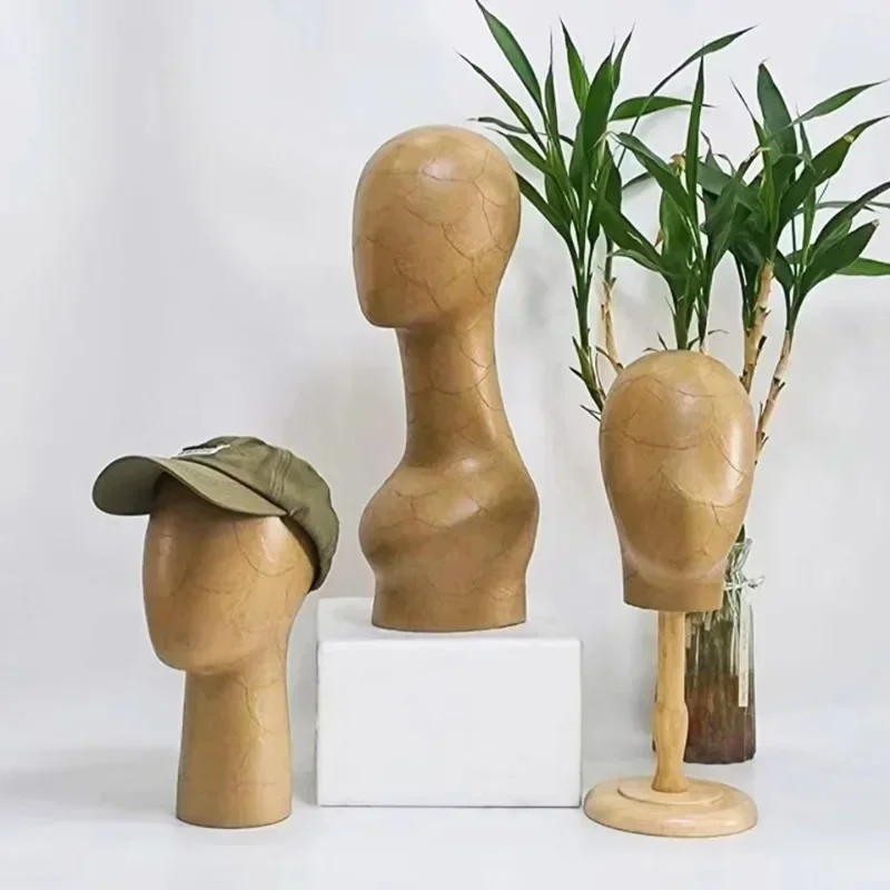 vintage-style-kraft-paper-mannequin-head-for-wigs-hats-and-accessories-storage