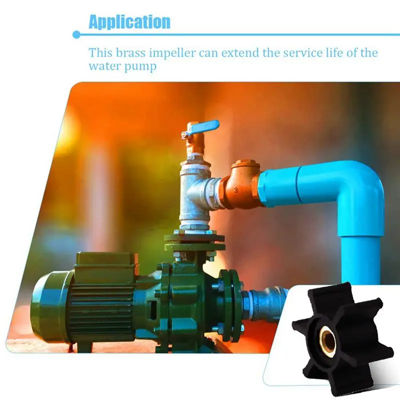 A69E3X 49-16-2771 Brass Core Impeller With O-Ring Kit Compatible With For Transfer Pumps