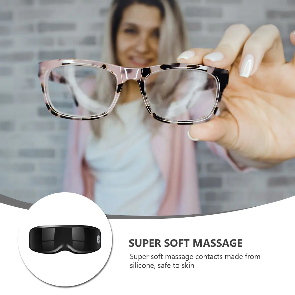

Rechargeable Eye Massager Elastic Adjustable Headband Vibration Acupoints Massage Relieve Eye Strain Promote Blood Flow