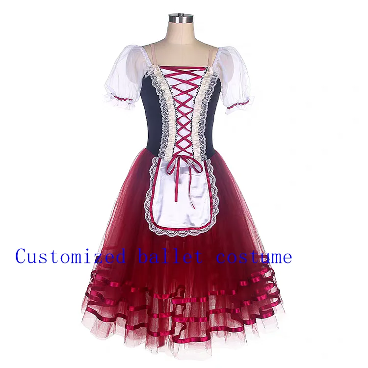 

New custom ballet long skirt gauze skirt ballet competition performance