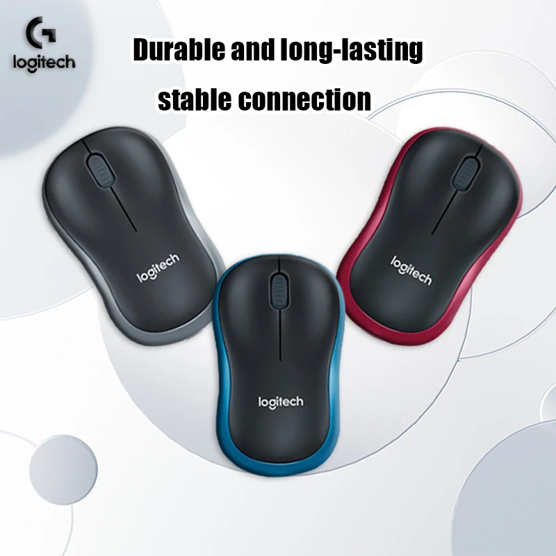 Logitech M185 Ein Must-Have-Maus für Studenten-E-Sport-Büros, Dual-Mode-Funkstummschaltung, ergonomisches, leichtes, heiß verkauftes Produkt