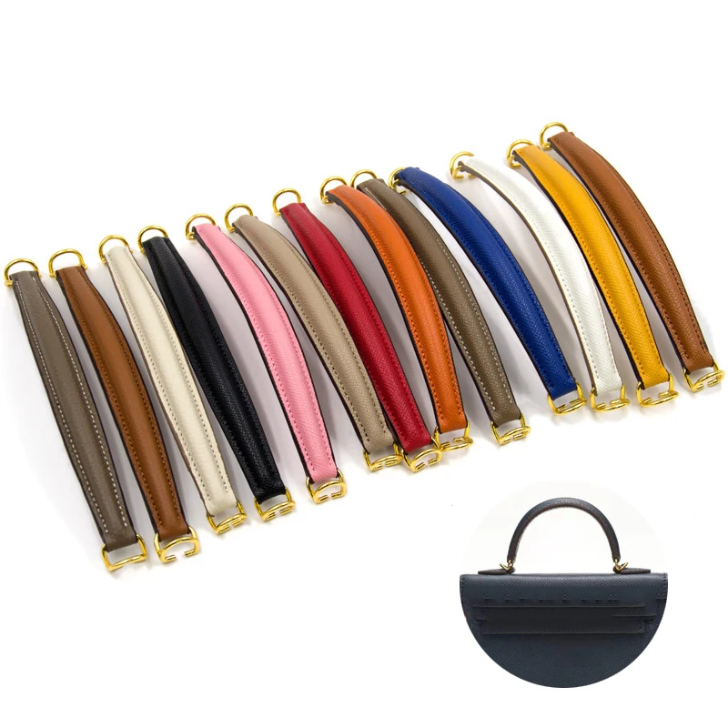 

18cm 19cm 20cm DIY Detachable Bag Handles Totes Handbag custom Genuine Leather Bag Strap Handbag Replacement Belt Accessories