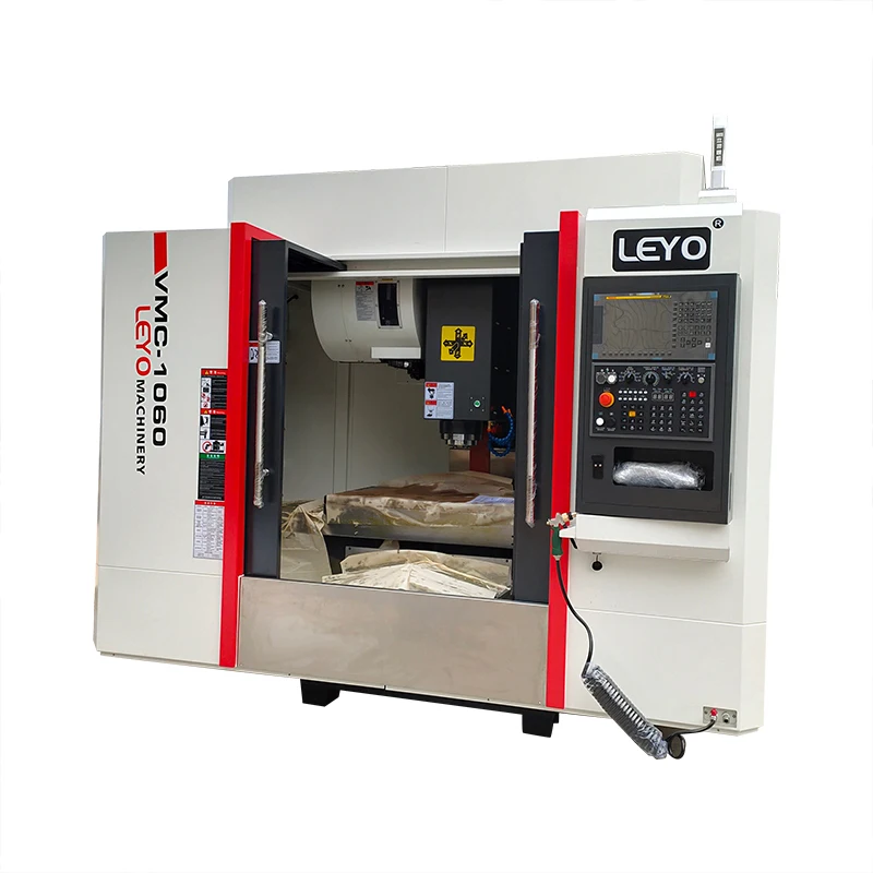 LEYO Vmc1060/1160/1165 Chinese Manufacturer 3-Axis 4-Axis 5-Axis Steel Cutting And Milg Hine Vmc Cnc Hining Center