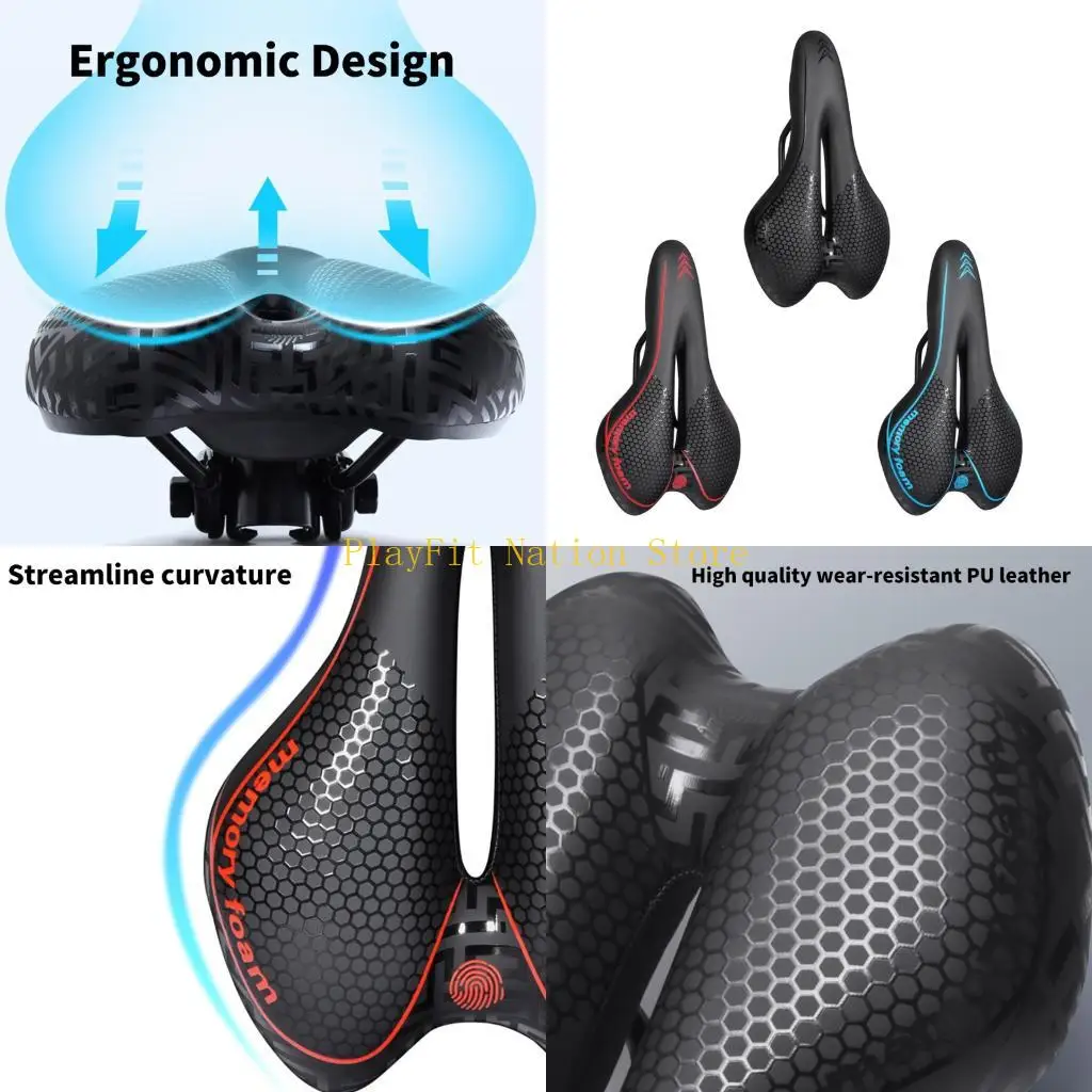 

242F Высокоэластичный дышащий чехол на сиденье для велосипеда, противоскользящие седла для горного велосипеда для поездок на и