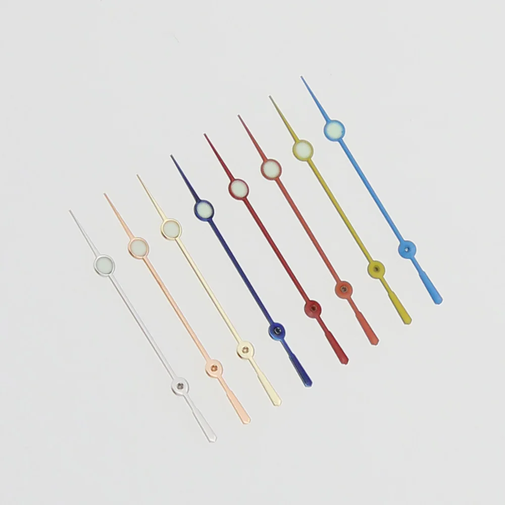 ساعة Fit NH34 35 36 باللون الأخضر الفائق المضيء 13 ملم SKX007 عقارب ثانية