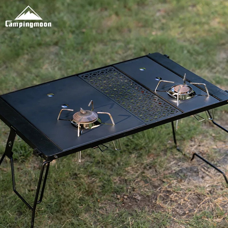 campingmoon-gt-25-spider-furnace-unit-plate-stainless-steel-gas-cylinder-bracket-compatible-with-spider-furnace-igt-table-plate