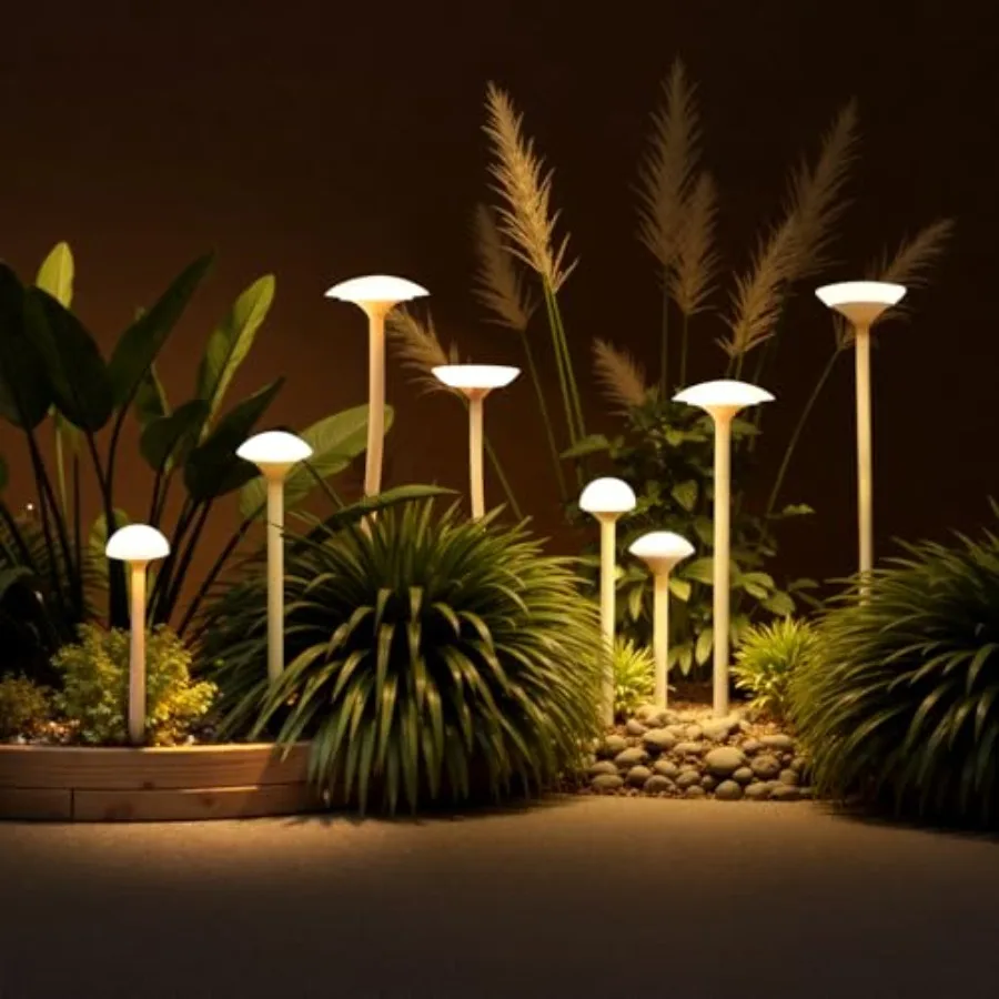 

Комплект светодиодного низковольтного наружного освещения 24В, декоративные ландшафтные светильники в алюминиевом корпусе в форме гриба с трансформатором для сада