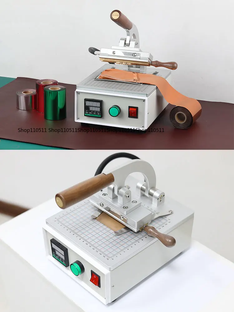 Small Brass Movable Type Copper Mold Hot Stamping Machine, for Letters & Numbers, Handmade Leather