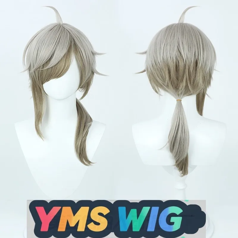 

【YMS WIG】VTuber Ye Shi Косплей Парик Ye Kanae Rainbow Society Светлый градиент Реалистичная кожа головы