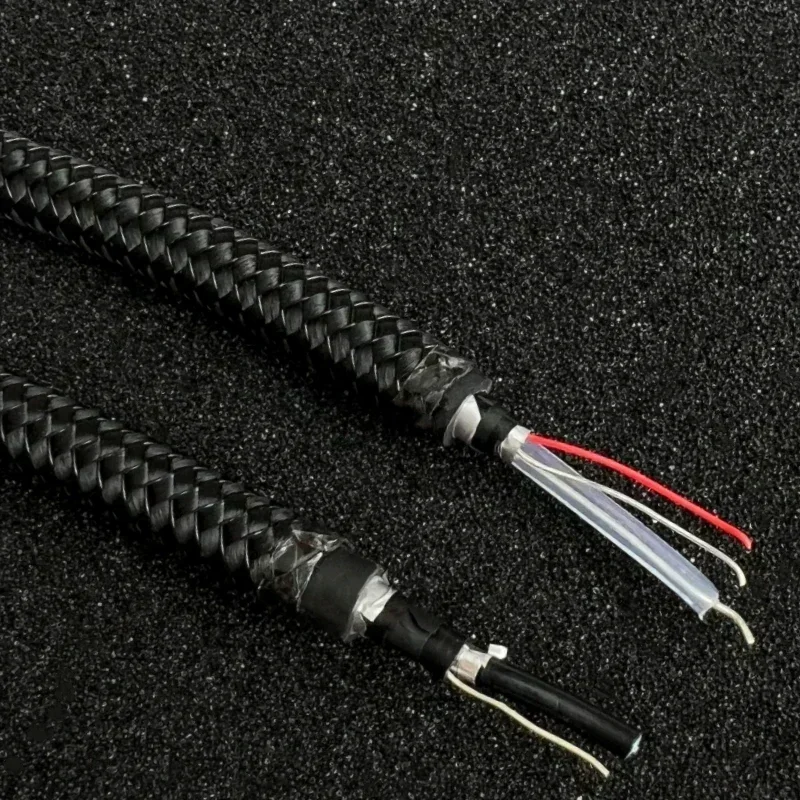 Pair Audiophile Dragon RCA Cable PSS Pure Silver HiFi Audio Interconnect Line with Noise-Dissipation System