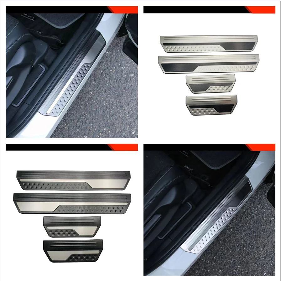 For Honda HR-V HRV Vezel 2021 2022 2023 AccessoriesDoor Sill Inside Scuff Plate Cover Child Anti-Dirty Pad Bumper Protector