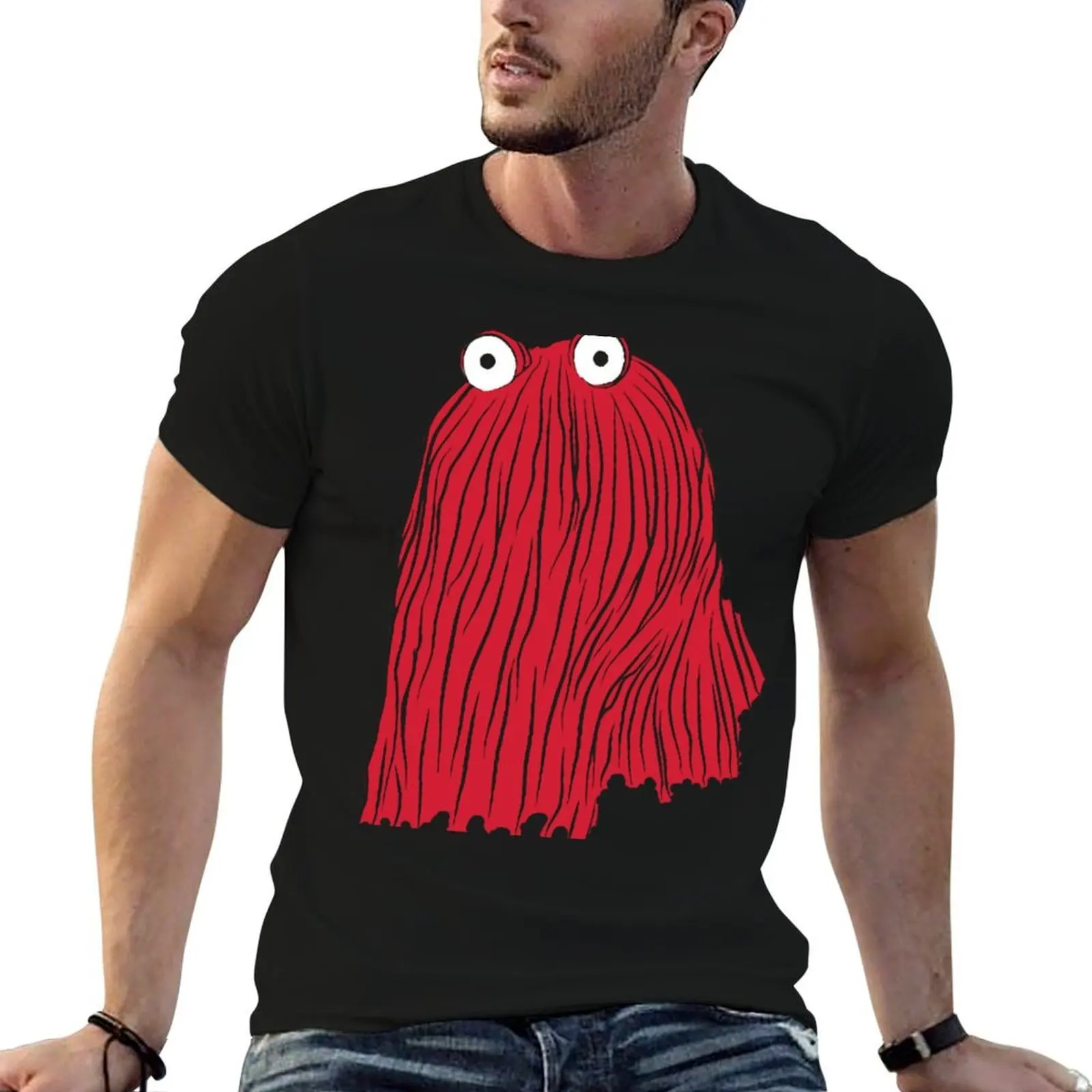 

DON_T HUG ME I_M SCARED RED GUY Classic T-Shirt t shirts for man cotton soft t shirts for man slim fit T-Shirt