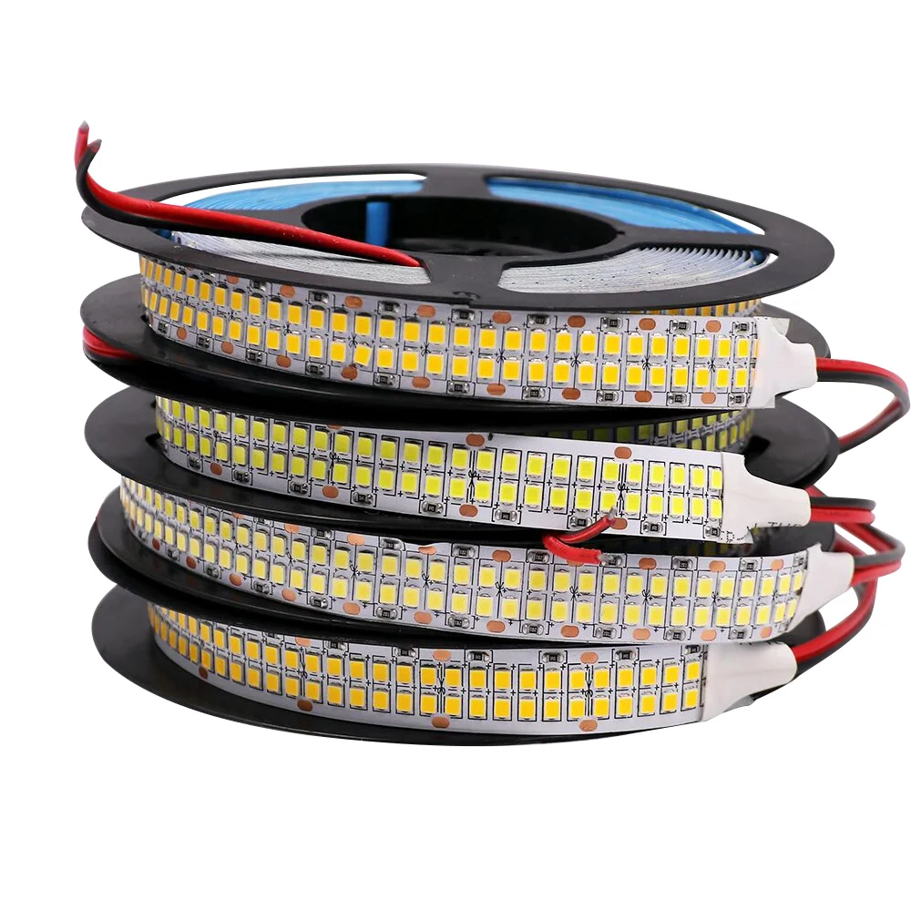 

5M LED Strip 12V 24V Waterproof LED Lights Room Decor SMD2835 120 240 480LEDs/m Flexible Tape Diode Cabinet Lamp Night Light
