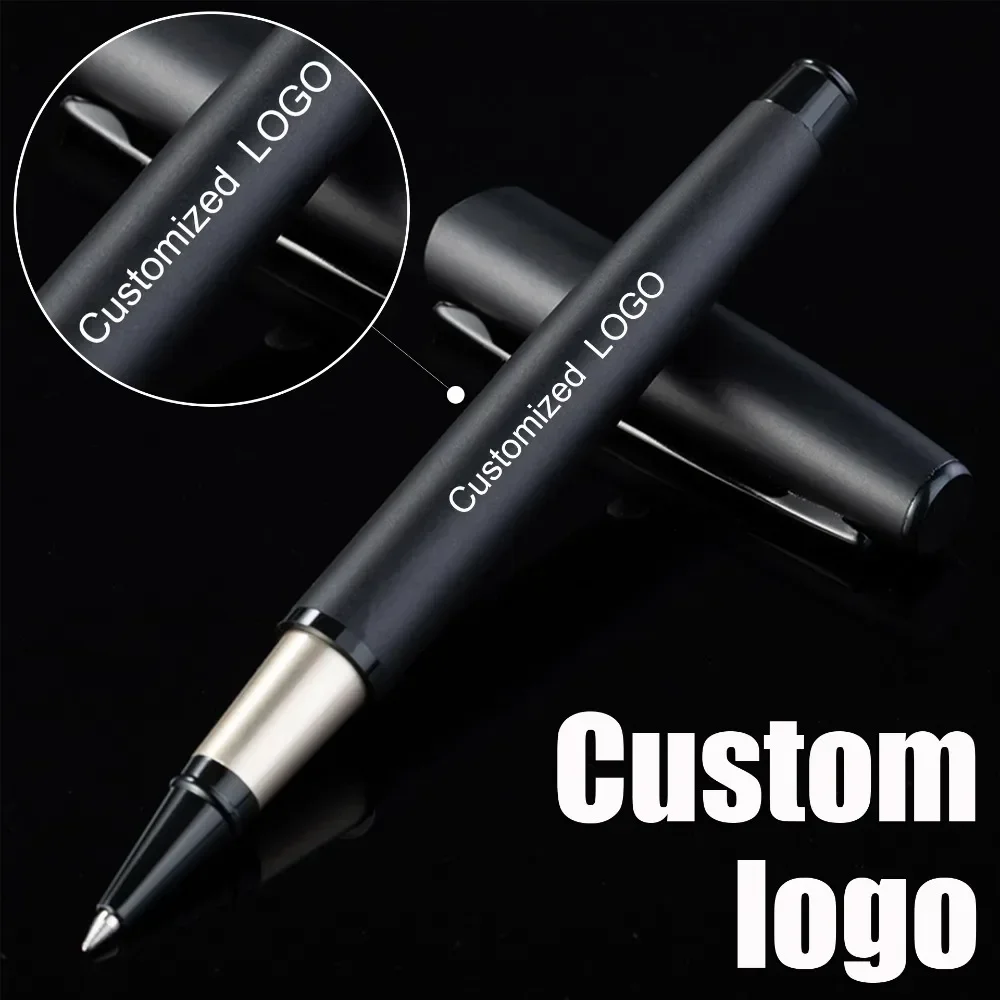 1 Piece Portable Metal Ballpoint Pen, Business Office Stationery, Customized Logo, Advertising Gift, Signature Pen Wholesale