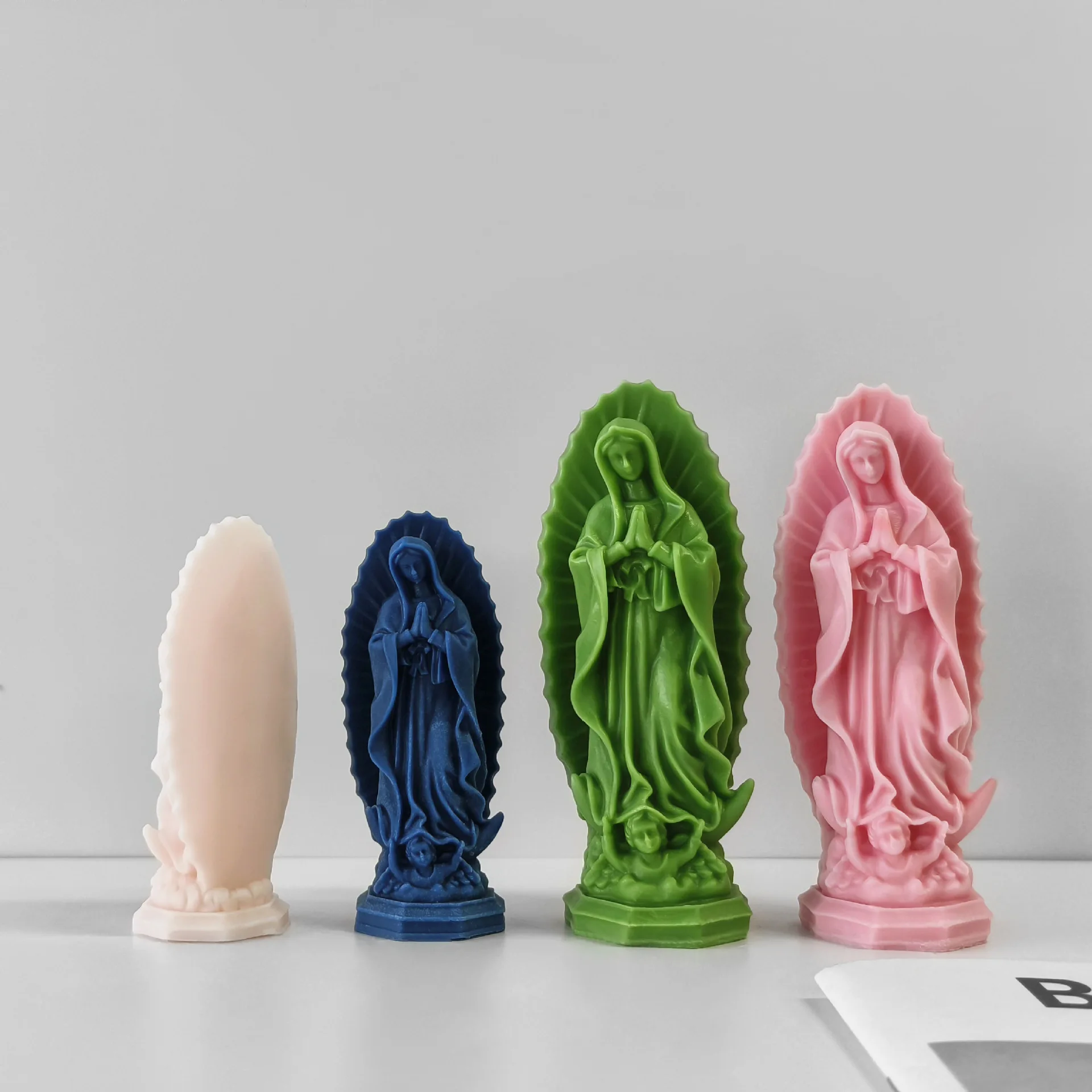 DIY Goddess Statue Silicone Mold Handmade Aroma Candles Plaster Resin Ornaments Mould Soap Candle Making Supplies