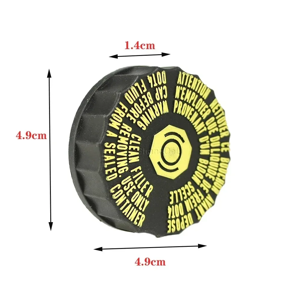 Car Brake Fluid Reservoir Cap Oil Pot Fuel Tank Cover For Peugeot 206 207 307 308 408 508 Citroen C2 C5 1613328880/16 133 288 80