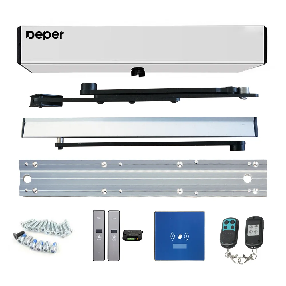 Automatic Door Opener Max.200lbs Capacity Swing Door Operator for Disabilities CE Listed with Wireless or Remotes Exit Buttons