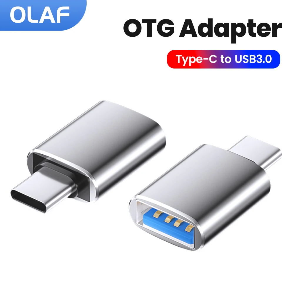 Olaf Type C To USB 3.0 Adapter Type C Male To USB Female Fast Charging adadpter OTG USB C For iPhone 16 15 Xiaomi Samsung Laptop