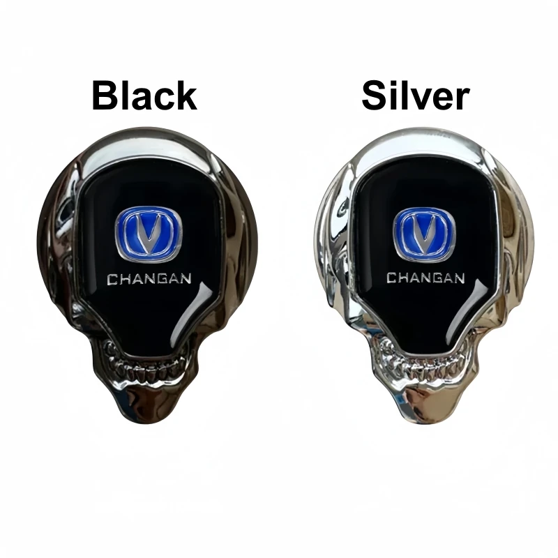 Car One Click Start Decorative Skull Logo Switch Button Protection Cover For Changan Alsvin Eado Plus Lamore CS35 55 75 85 95